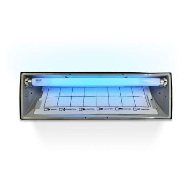 Imagem de Armadilha Luminosa para Insetos Voadores New Eco-15 com Lâmpada UV 15W Bivolt e 10 Refis Adesivos Tecnofly