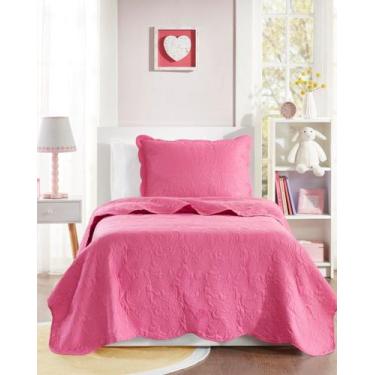 Imagem de Colcha Cobre Leito Solteiro Roupa De Cama Dupla Face Kit 2 - Camesa, M