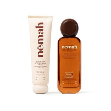 Imagem de Conjunto Nemah Creme para Estrias na Gravidez e Óleo para a Barriga 10