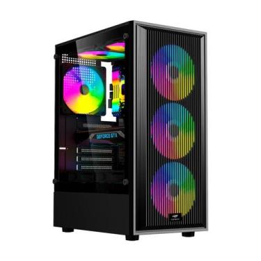 Imagem de Gabinete Gamer C3Tech MT-G120BK - Vidro Temperado - Até 8 Fans - Micro