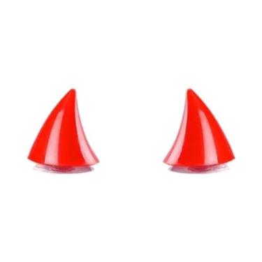 Imagem de Adesivos De Capacete Com Chifres De Diabo Para Moto E Bicicleta, Acess