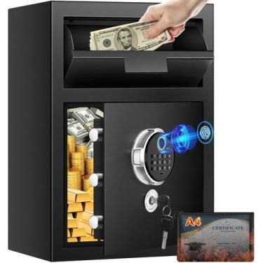 Imagem de Cofre de Depósito Tepafac 2.8 Pés³ com Teclado Digital Biométrico