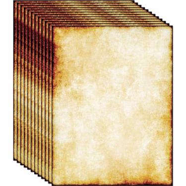 Imagem de Papéis de papelaria para impressão/escrita com design antigo vintage -