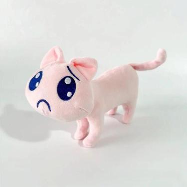 Imagem de Brinquedo De Pelúcia Rosa Kawaii Gato Nidigga Pien Fofo A.p. Boneco De