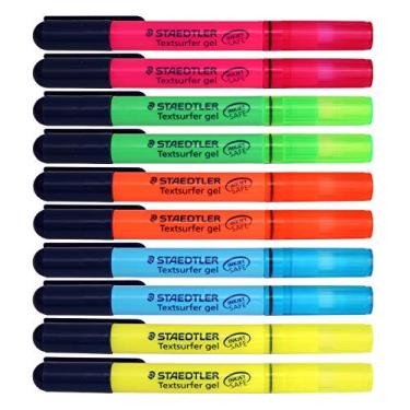 Imagem de Staedtler Marcador Textsurfer Gel 264 Mistura de cores - Pacote com 10