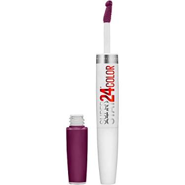 Imagem de Maquiagem Batom Líquido em 2 Passos Maybelline SuperStay 24, Boundless Berry, 1 kit
