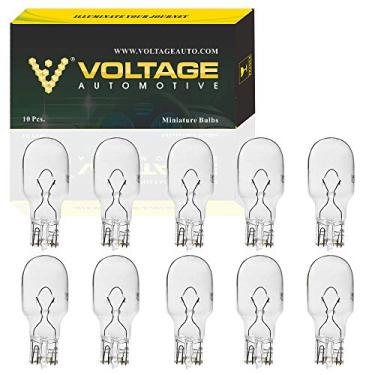 Imagem de (Pacote com 10) Lâmpada 921 para placa de licença marcador lateral automotivo interior luz domo painel de luz - voltagem automotiva - substituição padrão