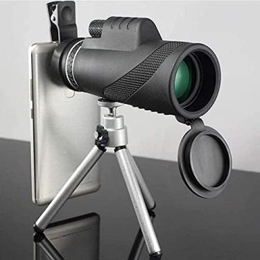 Imagem de Telescópio compacto monóculo Bak4 – Telescópio monocular com zoom de alta potência, à prova d'água à prova de choque – Bak4 Prism Fmc, com smartphone adaptar uma pequena surpresa