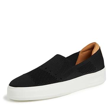 Imagem de Dearfoams Mocassim Sophie feminino sem cadarço leve e confortável, Preto, 40