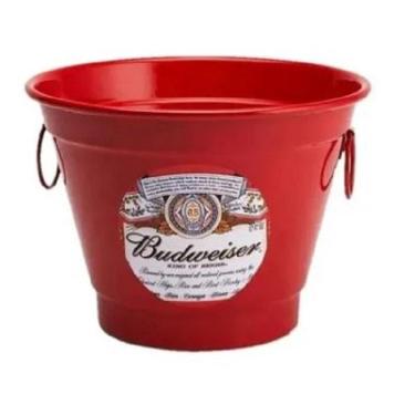 Imagem de Balde De Gelo Aluminio 6,5 Litros Budweiser