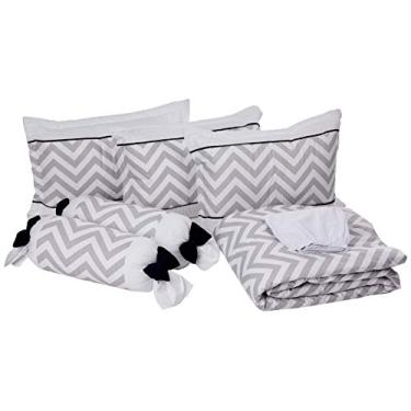 Imagem de Biramar Baby Sofa Cama 7 Pcs Lollipop C/ Saia Chevron Marinho Marinho