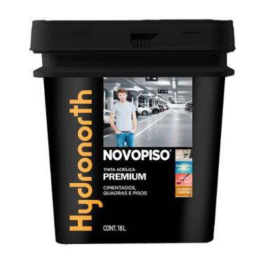 Imagem de Tinta Novopiso Premium 18L Grafite Fosco Hydronorth