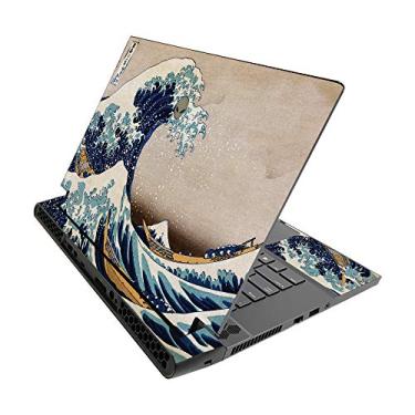 Imagem de Mighty Skins Película para Alienware M15 R3 (2020) e M15 R4 (2021) - Grande Onda de Kanagawa Película Protetora de Vinil Fácil de Aplicar Feito nos EUA ALWM15R320