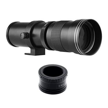 Imagem de Chusui Câmera MF Super Telefoto Zoom Lente F/8.3-16 420-800mm T2 Mount com anel adaptador M-mount 1/4 Substituição de rosca para câmeras M M2 M3 M5 M6 Mark II M10 M50 M100 M200