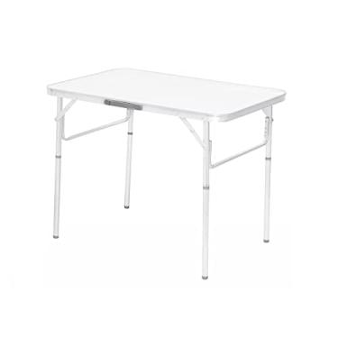 Imagem de Mesa Dobrável Portatil Altura Ajustável Vira Maleta Camping Praia 60x45cm