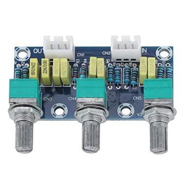 Imagem de Placa de amplificador de potência digital Wendry, 3 canais pré-amplificador, placa de tonificação para áudio XH2.54 3P soquete adequado para áudio, etc.