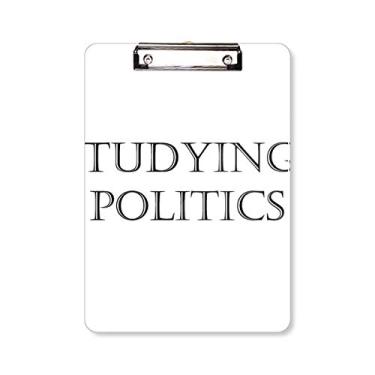 Imagem de Placa de apoio para prancheta política de estudo de frases curtas A4