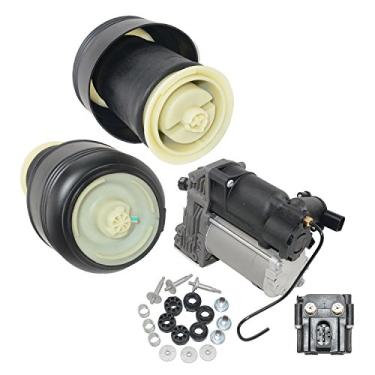 Imagem de Amzparts Bomba de compressor de suspensão de ar + molas de ar traseiras 3 peças para BMW X5 E70 X6 E71 E72