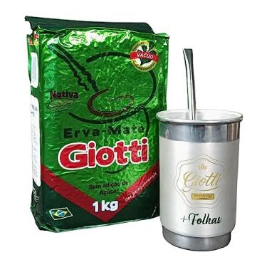 Imagem de Kit Erva Mate Chimarrão Giotti + cuia + bomba