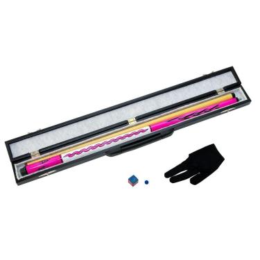 Imagem de Kit Taco de Sinuca Desmontável TB10 + Maleta Alça Retrátil