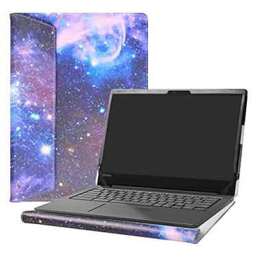 Imagem de Capa protetora Alapmk para laptop Lenovo Chromebook S330 de 14 polegadas/ideapad S340 14 S340-14IWL S340-14API, Galaxy, 14 Inches