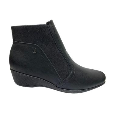 Imagem de Bota Piccadilly Cano Curto Anabela 143217 - Feminino