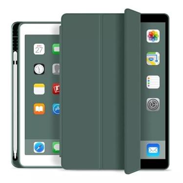 Imagem de Capa Case PREMIUM Anti Impacto com função sleep e suporte para Apple Pencil - compatível com iPad Air 4 e iPad Air 5 De 10.9 Polegadas (Verde)