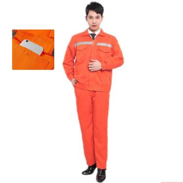 Imagem de Conjunto Uniforme Segurança Profissional EPI  Faixa Refletiva Obra Construçao Civil Prestador de Serviço