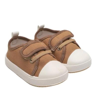 Imagem de Tênis Infantil Menino Pimpolho Liso Marrom 0034228C Cor:Marrom;Tamanho:26;Gênero:Menino