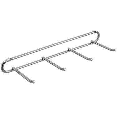 Imagem de Suporte Para Cintos e Gravatas de Parede Pendurador com 4 Ganchos Cabideiro Bolsas Roupas