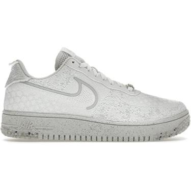 Imagem de Nike Tênis de Basquete Masculino Air Force 1 Crater Flyknit Branco 44 BR