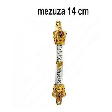 Imagem de Mezuzá Judaico Luxo + Pergaminho - Importada De Israel