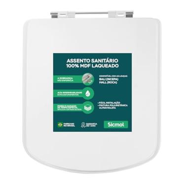 Imagem de Assento Sanitário Bali Incepa Branco Mdf Sicmol