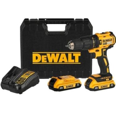 Imagem de DEWALT Parafusadeira e Furaderia de Impacto de 1/2 Pol. (13mm) Brushless Motor a Bateria 20V MAX* Ion-Litio com 2 Baterias 2.0Ah Carregador Bivolt e Mala DCD7781D2