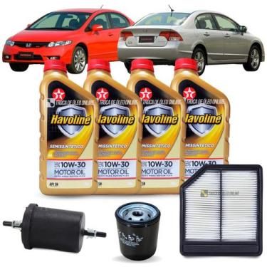 Imagem de Kit Troca de Óleo Honda Civic Flex 1.8 G8 2008-2011