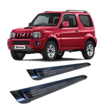 Imagem de Estribo Lateral Suzuki Jimny Plataforma De Alumínio Preto - HOZZ
