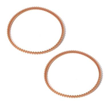 Imagem de 2 Correias De Motor Para Máquina Singer 15c Elgin B3 Vigorelli Leonam 