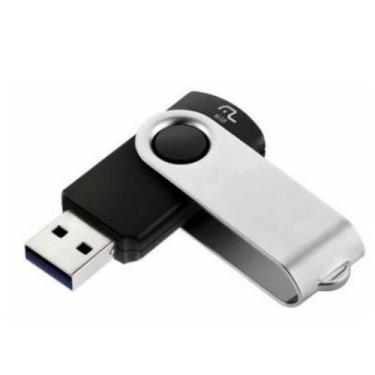 Imagem de Pen Drive 16Gb Original Multilaser Twist Preto Novo - Alex Imports