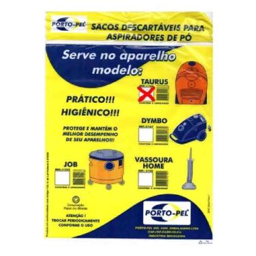 Imagem de  Saco Aspirador De Pó Serve P/ Modelo Taurus Com 3 Unidades - PORTO -P
