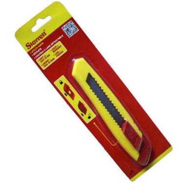 Imagem de Estilete largo 18mm standard light com corpo abs starrett kus045-s, UN