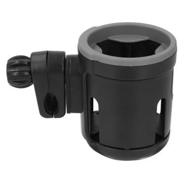 Imagem de Suporte para Copos de Carrinho, Suporte para Copos de Bicicleta 2 Em 1 Dobrável Antiderrapante 360 ​​graus Ajustável Suporte Duplo para Bebidas Porta-copos Rollator para Scooter