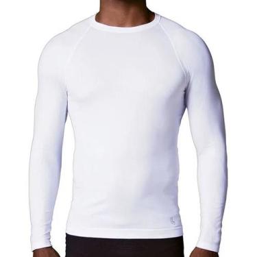 Imagem de Camiseta Térmica Adulto Sport Run VB Lupo Sport Advanced, GG, Branco