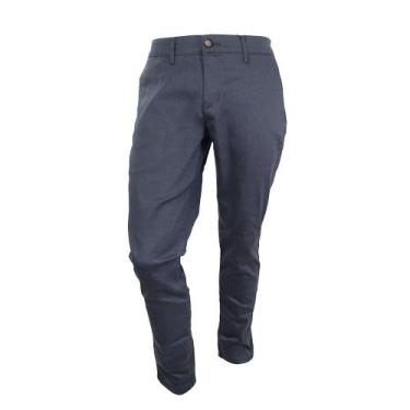 Imagem de Calça Sarja Masculina Ogochi Slim Cinza - CL20301, Cinza, 44