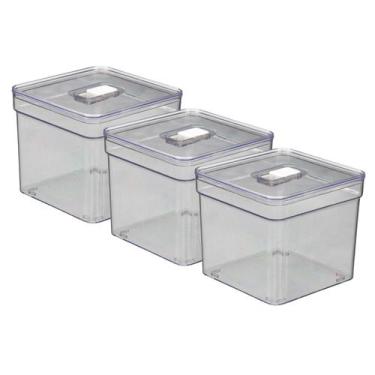 Imagem de Jogo Caixas Organizadoras Multiuso Porta Acessorios 3 UNIDADES - PLAST