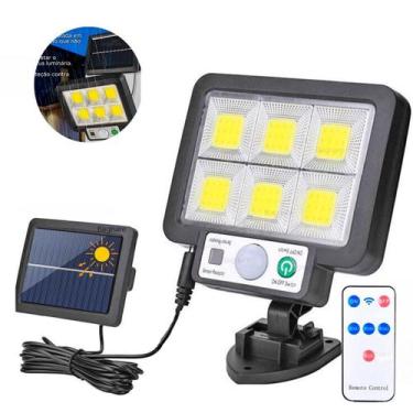 Imagem de Refletor 200W Led Solar Parede Poste Sensor Presença Ip65 - Bagnare Im