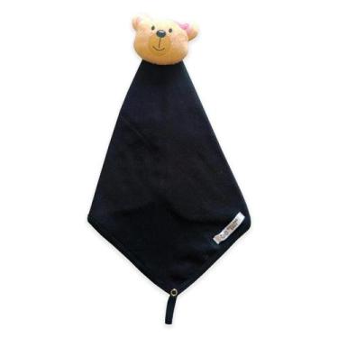 Imagem de Naninha Ursinha Laço Rosa - Mellane Baby, Preto