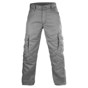 Imagem de Calça Tática Militar Cargo Masculina 6 Bolso Reforçada Cinza - FOX BOY