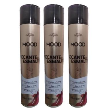 Imagem de Kit 3 Secante De Esmalte Spray Mood Care 400Ml - My Health
