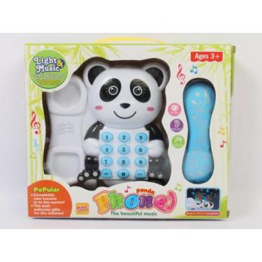 Imagem de Brinquedo telefone musical com luz- azul - TOYS