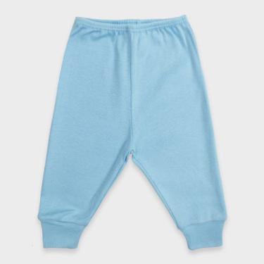 Imagem de Calça Bebê em Malha 1x1 - Baby Duck, P, Azul